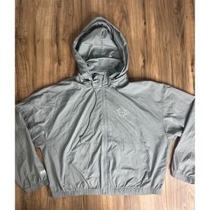 Pink Victoria Secret Women's Windbreaker Full Zip‎ Jacket Medium Short